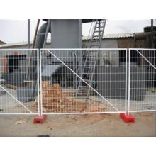 Ferro Forjado Hot-DIP Galvanizado Soldado Metal Temporário Fence